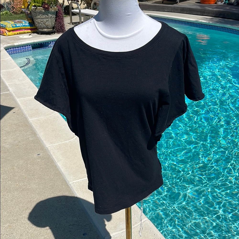 Gap Vintage Wash Tee Black Women's Top  | Size M